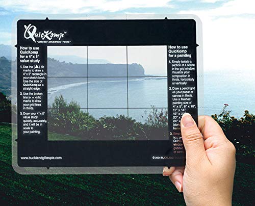 QuicKomp Artist's Drawing Tool - 6 1/2" x 8"