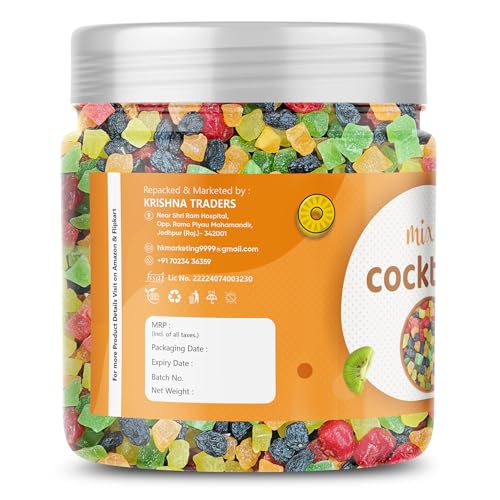 Heaven Bites Mix Cocktail 400 GM | Candy For Kids Sweet And Sour | Sugar Candy Pops Fruits Toffee (400g)