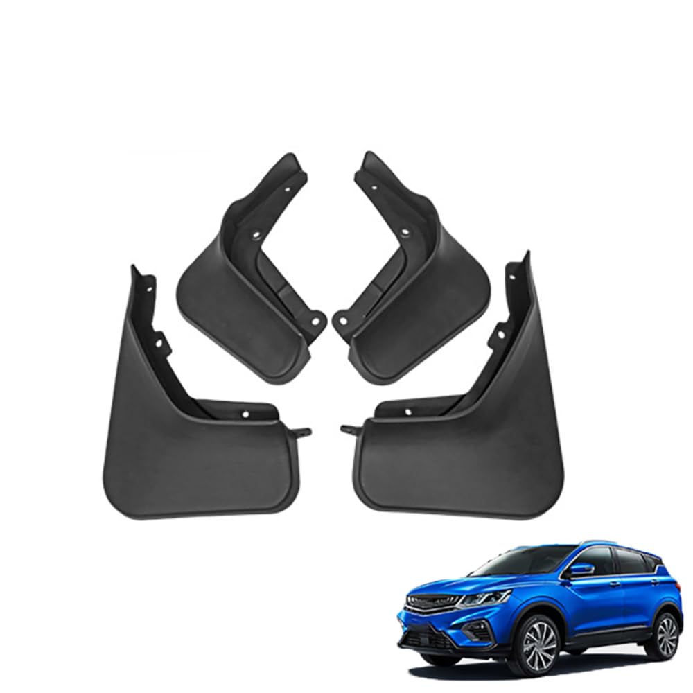 Amhvmu Normal 4Pcs Mud Flaps For Geely Binyue 2018-2020