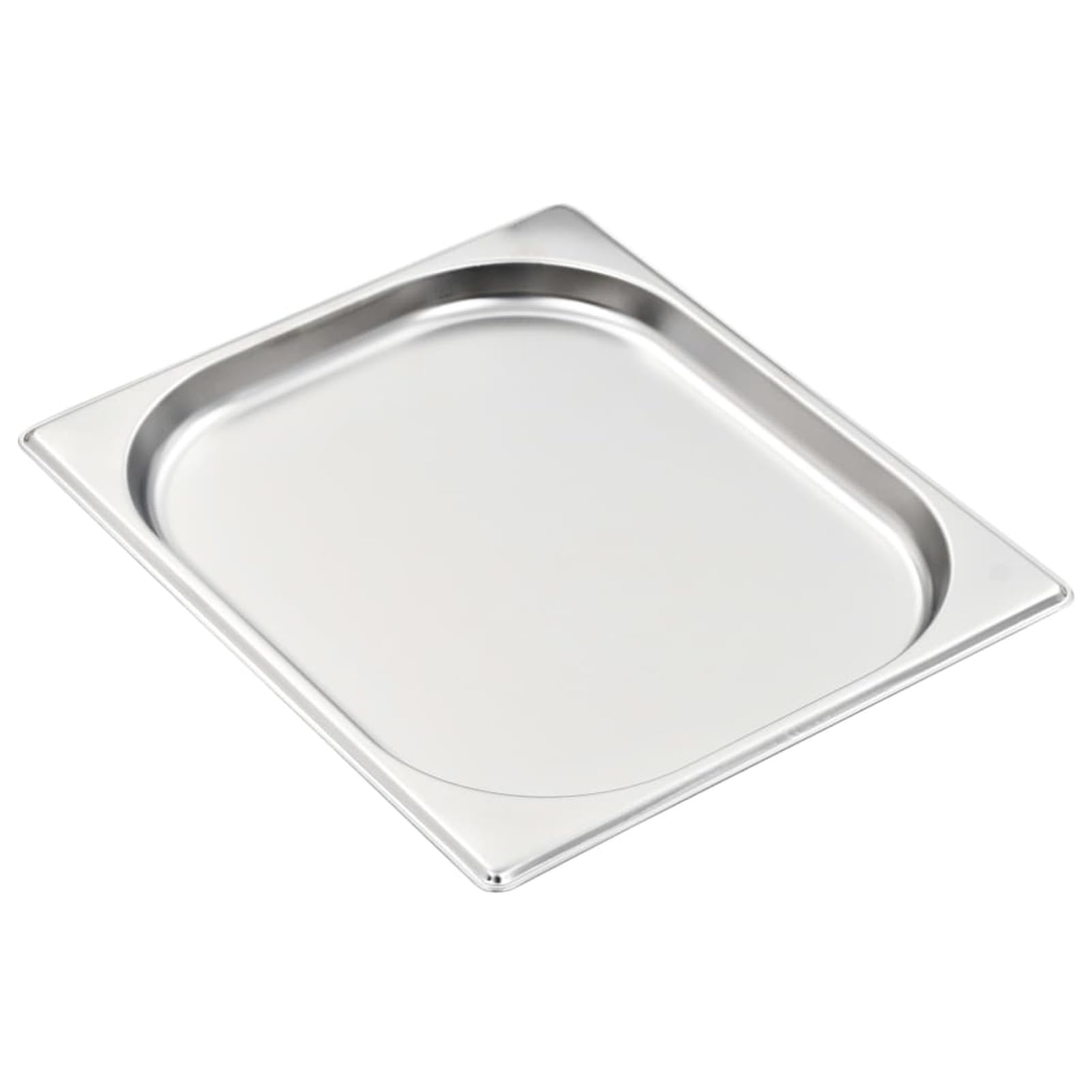 Brokky Contenitori Gastronorm 8 pz GN 1/2 20 mm in Acciaio Inox-Contenitore, Acciaio Inossidabile Contenitore gastronorm