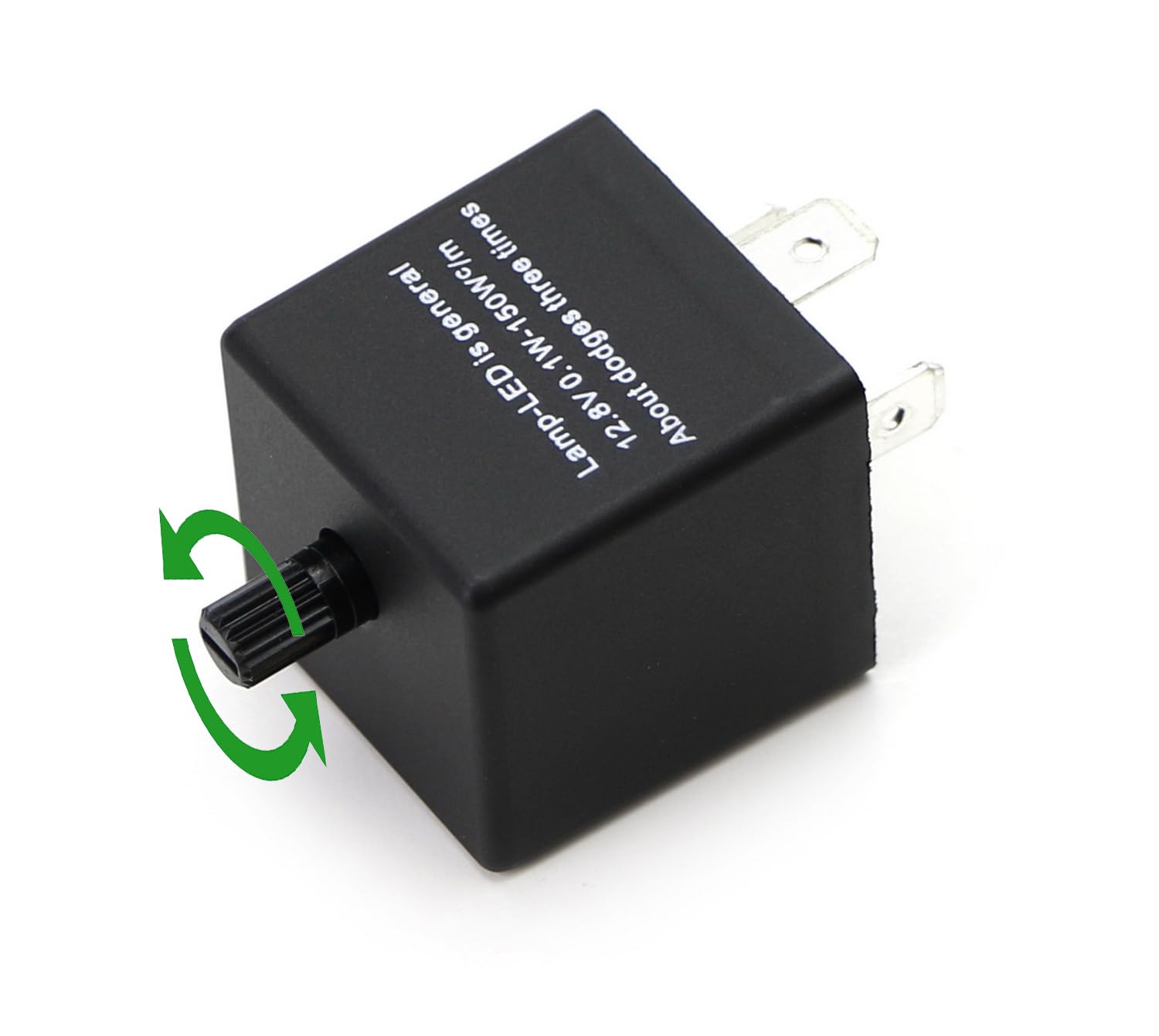 Relais Clignotant Réglable 3 Broches Pour LED - Compatible Véhicules Japonais - 12,8V 150W Max