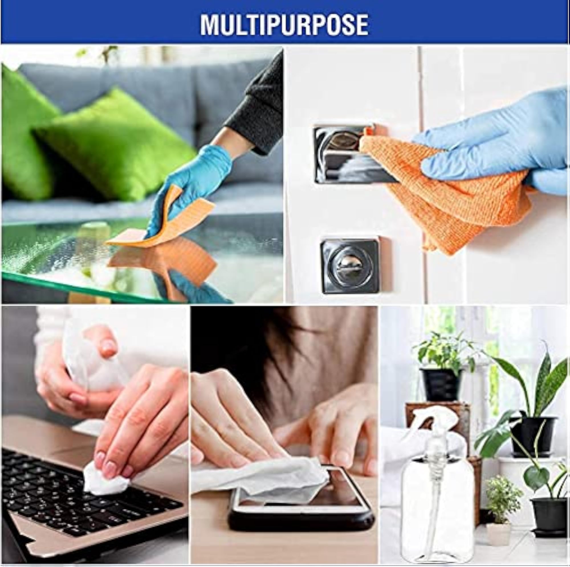 Unbreakable Refillable Multipurpose Plastic Spray Bottle, 250ML
