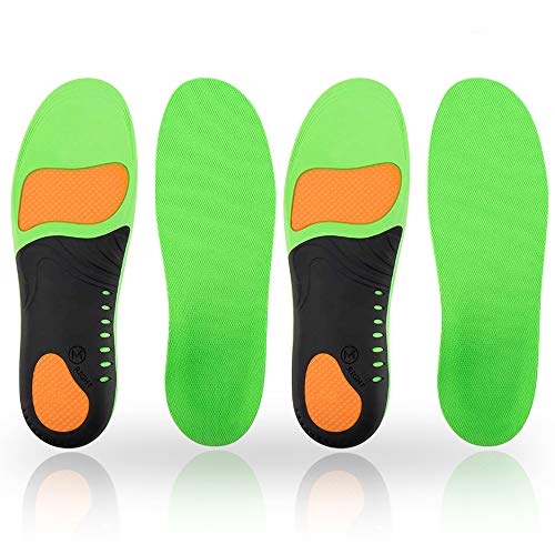 High Arch Support Orthotic Insoles for Men Women Plantar Fasciitis Arch Pain Flat