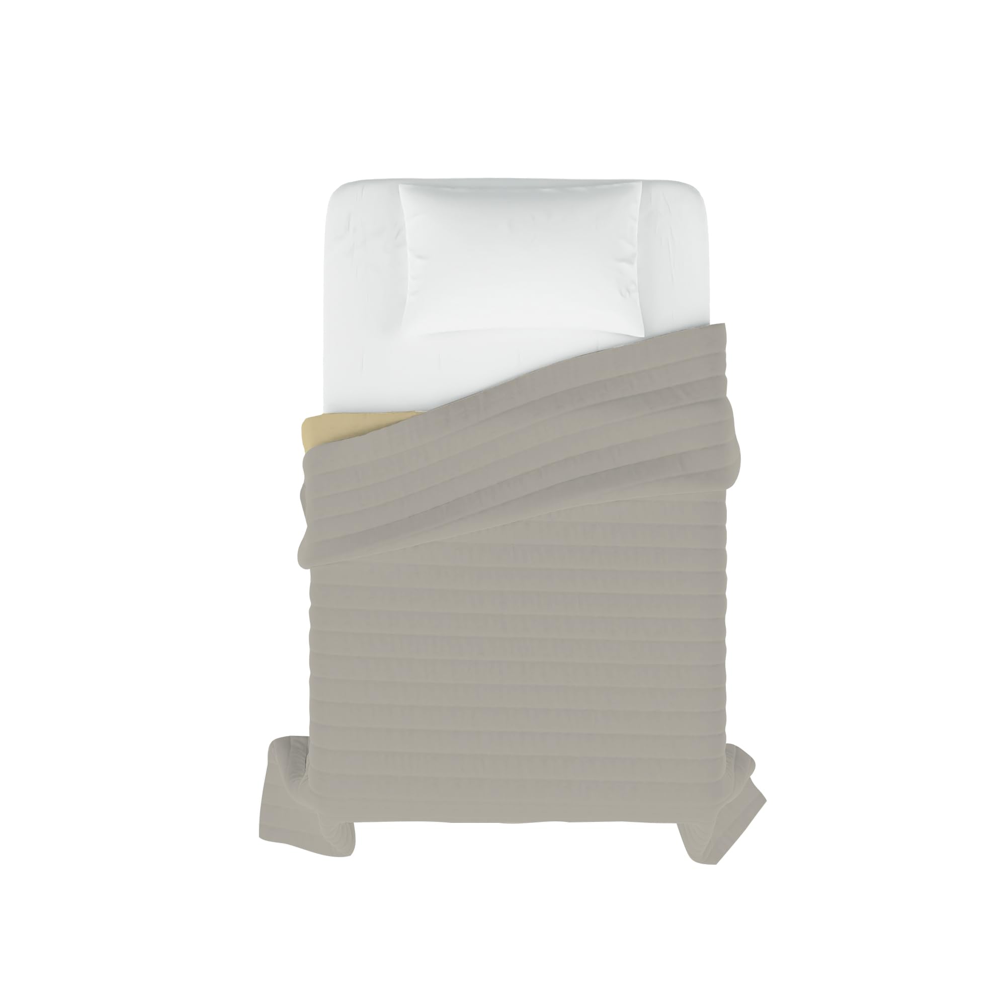 Elegant Summer Quilt Cream/Light Grey, Single
