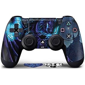 Elton PS4 Controller Designer 3M Skin for PlayStation 4, PS4 Slim, Ps4 Pro Dual Shock Remote Wireless Controller – Skin for One Controller Only + 2 Led bar Decal Free
