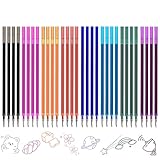 32 Stück Radierbare Ersatzminen,kompatibel mit Legami, 13 cm Länge,0.7 mm Ersatzminen,Einfach zu...