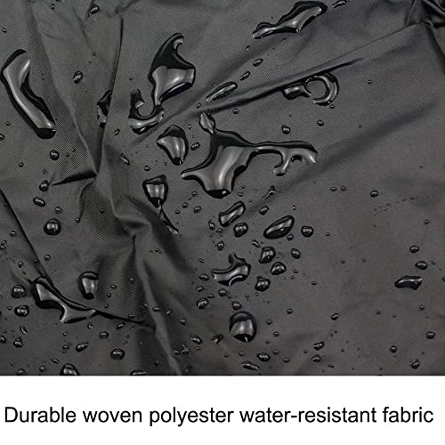 Durable Waterproof Patio Egg Chair Covers with Zipper,Large Wicker Egg Swing Chair Covers,210D Oxford Cloth Windproof Heavy Duty Outdoor Hanging Chair Cover,Resisatnt Outdoor Chair Cover,190x115 CM