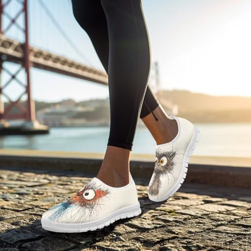 Image of Jeiento Cute Dog Women's Casual Slip On Shoes Loafers Sneakers for Women