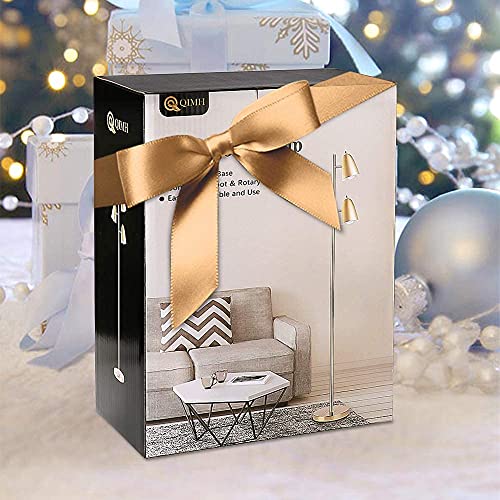 Qimh FLOOR-LAMPS Tree Floor Lamp With 3 Light Bulbs, Standing Tall Pole Lamps For Living Room Bedroom Office, Reading Stand Up Lamps With 3 Adjustable Arms thumb #6