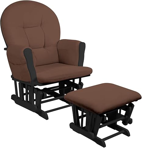Amazon.com: Nursery Glider & Ottoman Sets, Reclining Swivel Glider ...