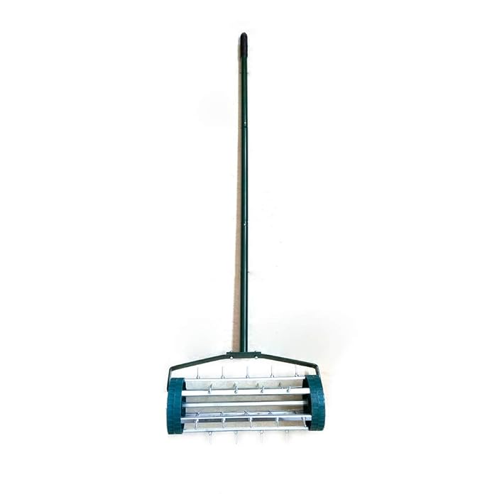 Buy TBVECHI Scarifier Manual Lawn Aerators Rolling Lawn Aerator Heavy