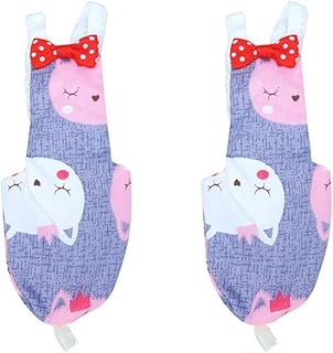 Mipcase 2pcs Grey Pet Size Diapers - Washable Cat Nappy Cockatiel Pigeon Parrot Diaper Parakeet Budgie Bird African for Flight Bowtie Clothes L Cotton Pad Inner Suit Soft Layer Pee