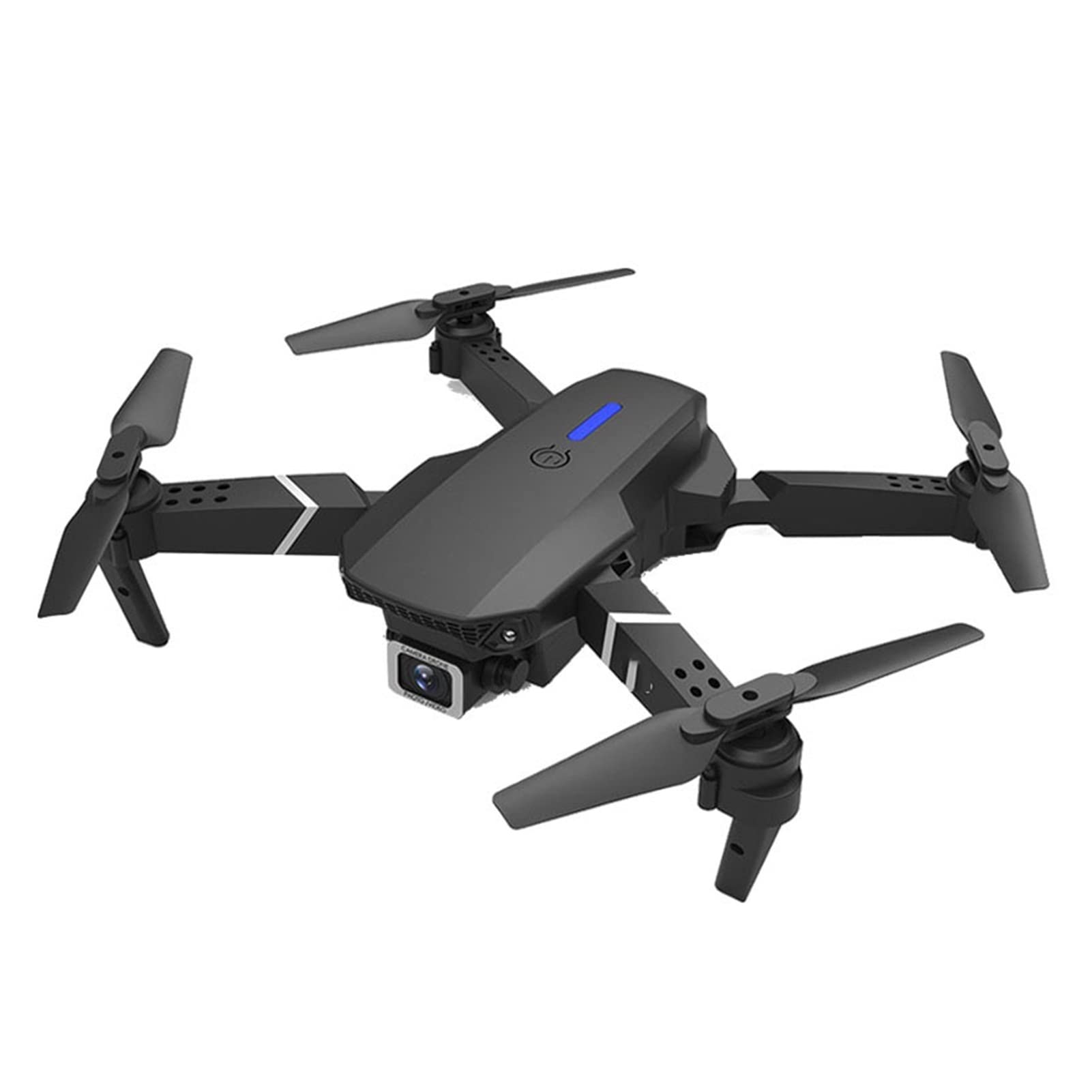Składany dron Quadcopter Mini Drone 4K Professional HD Podwójna kamera 1080P WiFi Fotografia lotnicza Helikopter Składany quadcopter Kamera Drony Zabawki (Kolor : Brak kamery Rozmiar: 1) (1080P 2B 1)