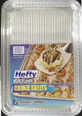 Hefty 00Z90827 E Z Foil Cookie Sheet, 15.25 x 10.5 x 1-In., 2-Pk. - Quantity 12