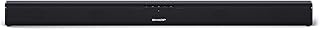 SHARP HT-SB110 2.0 Soundbar, 90W Slim Wireless Bluetooth Soundbar for TV and Device Streaming with HDMI ARC /CEC, Digital Optical-In, Aux and Remote Control, Wall Mount or Table Top Sound Bar - Black
