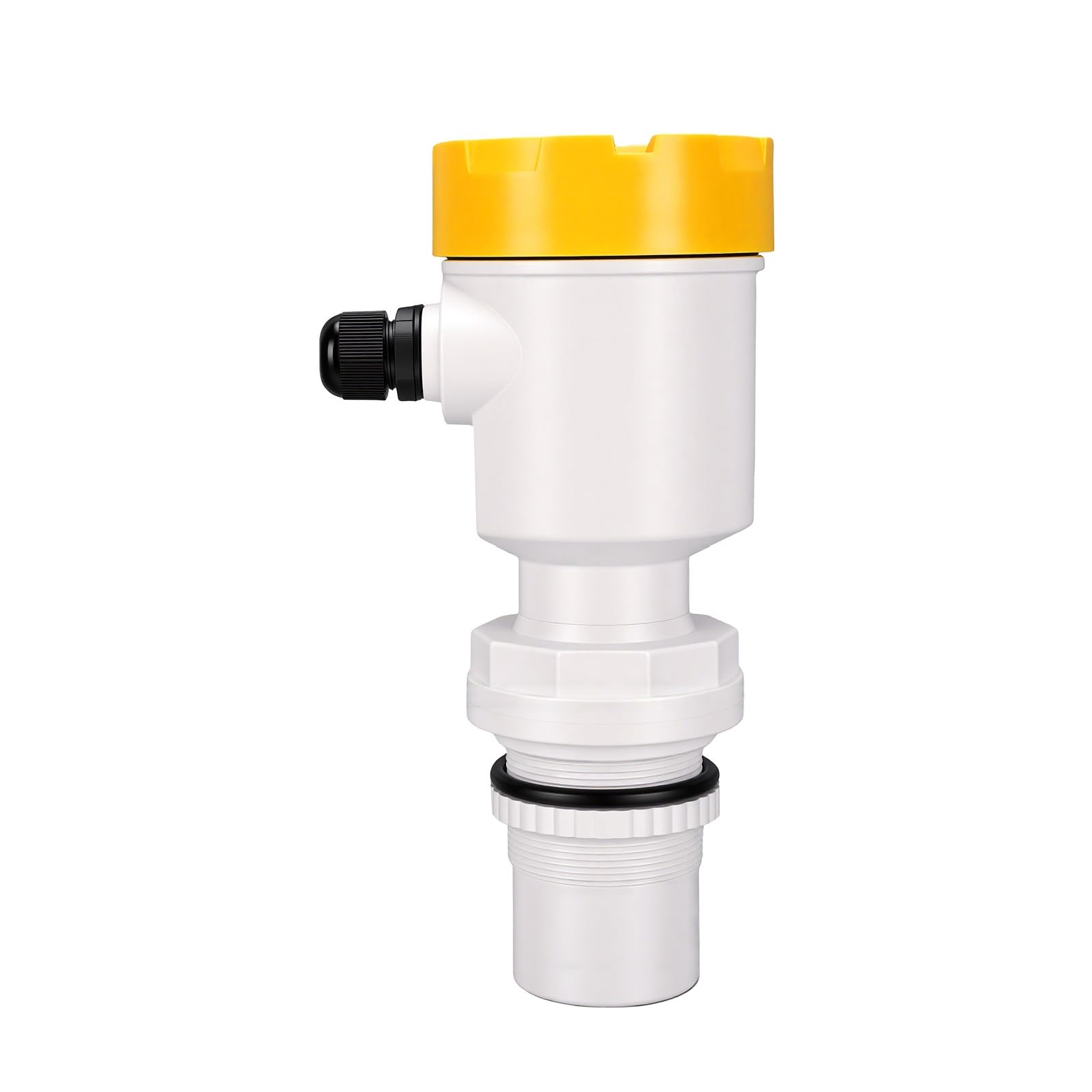 GOWENIC Ultraschall-Flüssigkeitsstandsensor, 0–8 M, LCD-Display, 4–20 MA, Analogausgang, Digitaler Wasserstandsmesser, Wasserdicht für Tank