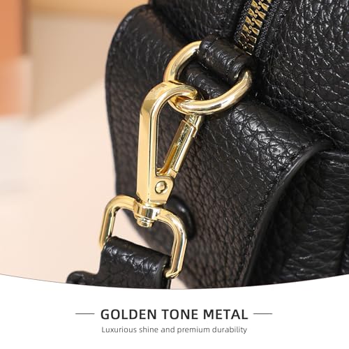 Crossbody Purse for Women, Vegan Leather Small Shoulder Handbags, Trendy Crossbody Bags with Wide Strap4