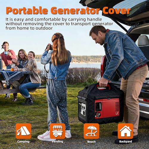 image for Joramoy Generator Cover While Running,Opened Double-layer 600D Portabl