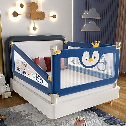 Barandillas para cama para niños anticaídas con elevación vertical sin ruidos 5