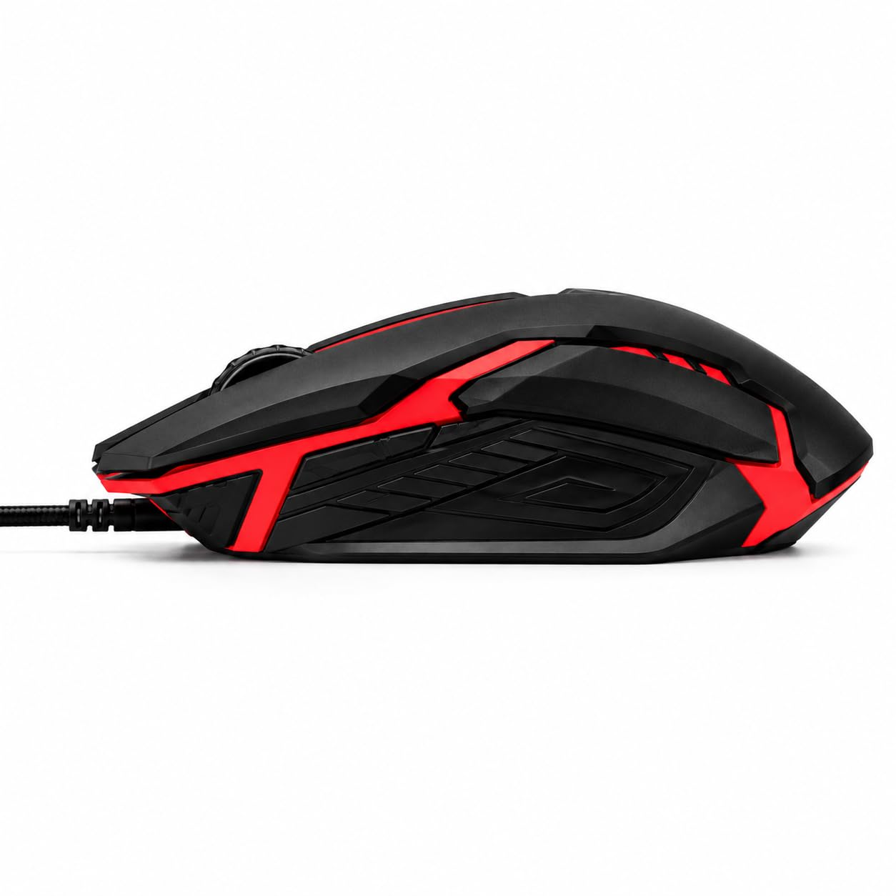 PROSAC Vigor R7 Wired Gaming Mouse, 1200 DPI Optical Sensor, RGB LED Backlit Mouse, Ergonomic USB Computer Mouse for PC, Laptop, Desktop, Gaming, Office & Home Use, Black Red-image-33