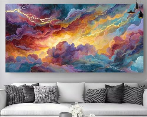 Peinture diamant le paysage 5D cadeau créatif adulte tableau 70x140cm