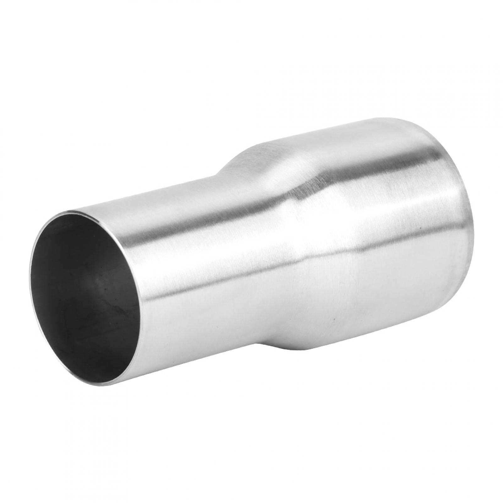 Adattatore per Tubo di Scarico, Adattatore per Tubo di Scarico Universale Adattatore per Tubo di Scarico in Acciaio Inossidabile Riduttore Parte Modificata(51-63MM)