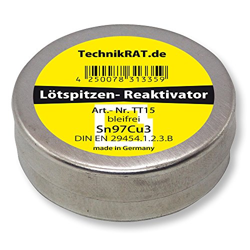 TechnikRat TT15 Riattivatore a punta di saldatura senza piombo, 15 g