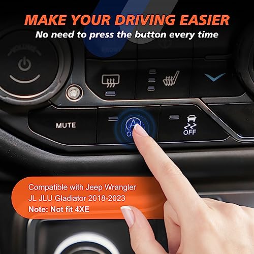 VOFONO Upgrade Auto Start Stop Eliminator Compatible with Jeep Wrangler JL JLU Gladiator 2018-2023 Stop Start Engine System A-Off Delete Disable Canceller Device Cable (Not fit 4XE) - Thumbnail 2