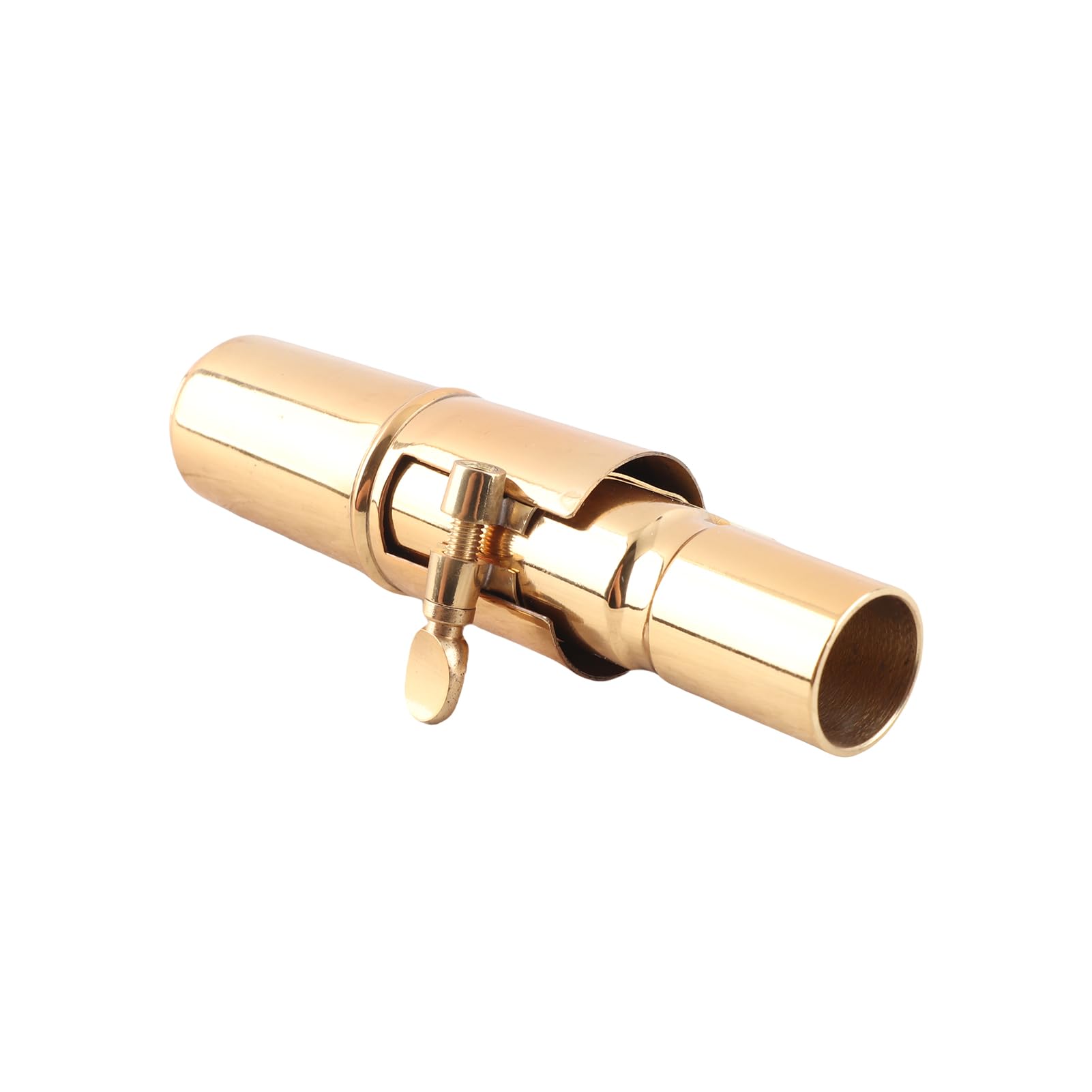 Bocchino per Sassofono Tenore Bocchino per Sassofono in Ottone Parti e Accessori Strumenti Accessori Fiati Toppa con Fibbia in Metallo a Risonanza Brillante Pop Jazz