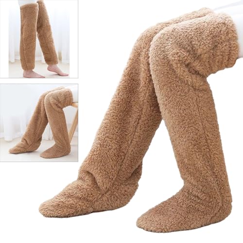 Chaussettes hautes moelleuses en velours de corail isolant haut de gamme - 2
