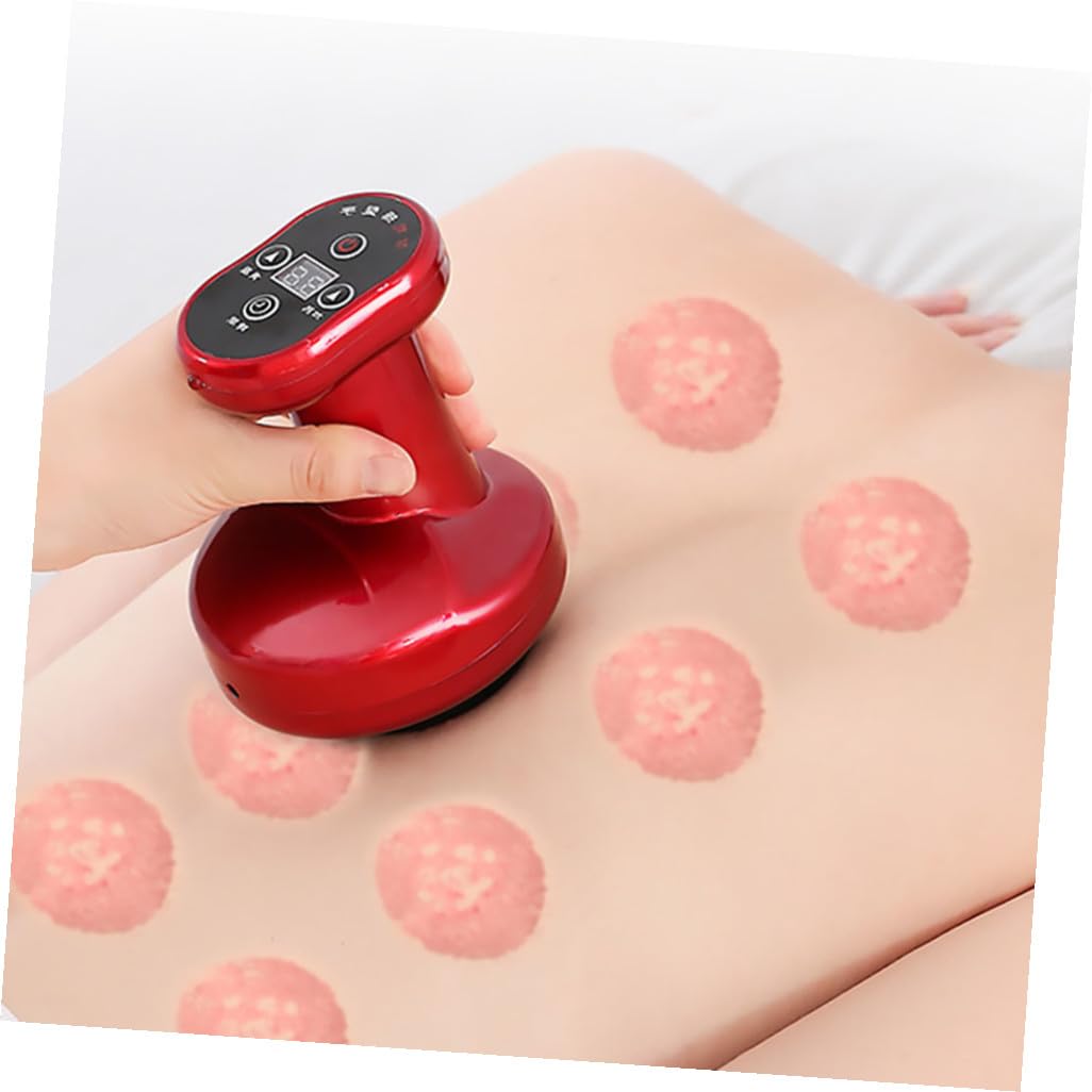 VALICLUD Lot De 2 Appareils De Massage Électriques Gua Sha Appareil À Batterie Appareil De Grattage Électronique Appareil De Massage Électronique Ventouses Électroniques
