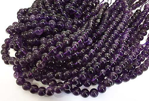 LKBEADS Unisex 8 Inch Black Spinal 10-11MM Round Shape Faceted Cut Stones for Jewellery Making, Beading & Craft Supplies (Black) -03277
