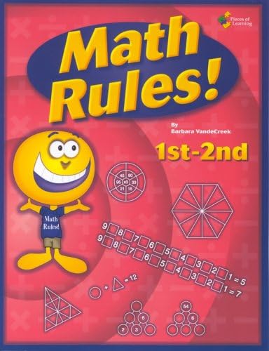 Math Rules 1st 2nd Grade 25 Week Enrichment Challenge Now Includes Pdf Of Book Barbara Vandecreek Amazon Sg Books