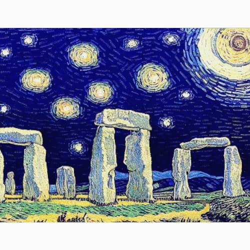 Peinture diamant anti stress avec kit complet broderie diamant grand format pour retrouver le calme