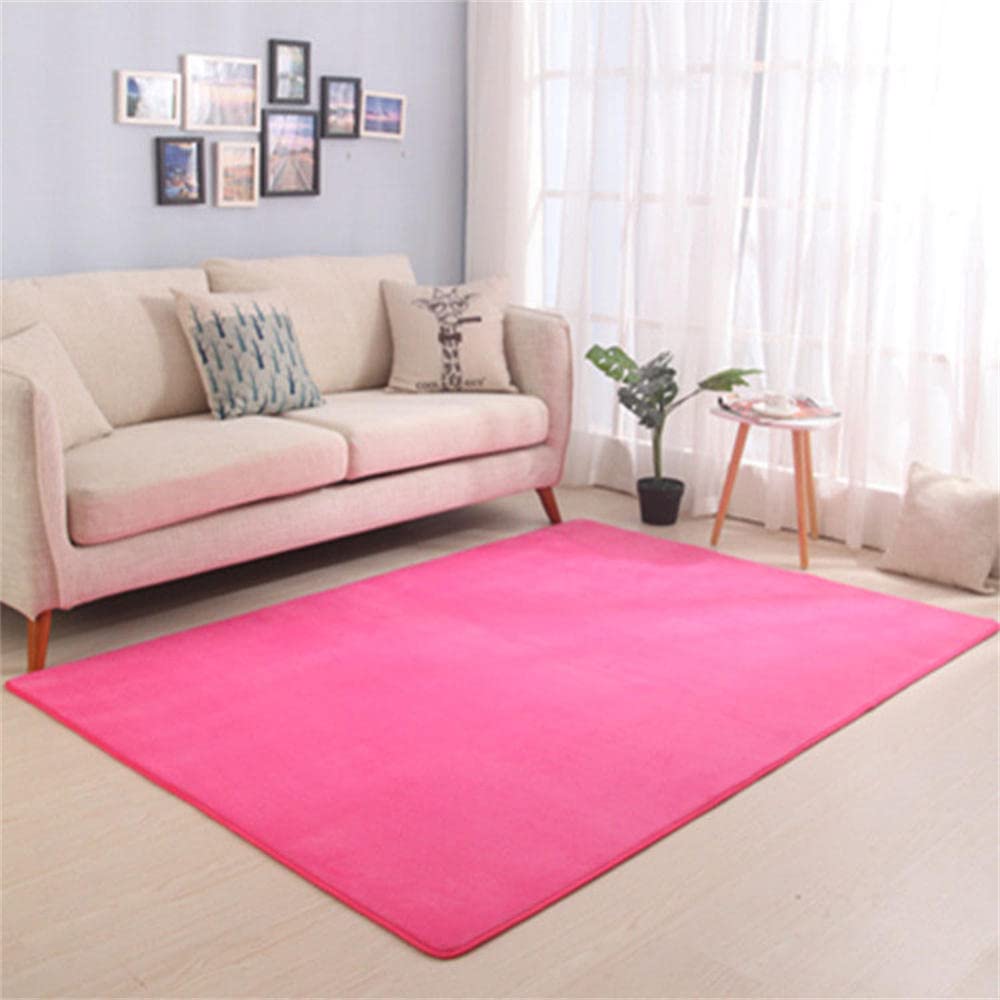 Grand Tapis Abstrait Moderne au Toucher Super Doux