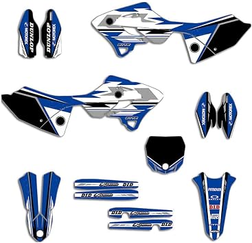 Graphics Kit Decals Stickers Fit for 2022 2023 Yamaha YZ125 YZ 125 250 YZ250 and Free Custom Number
