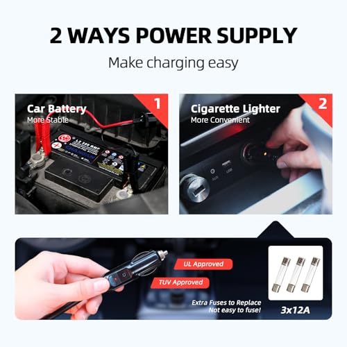 Effiroso ROS-03R Electric Car Jack Kit Foor Jack 3 Ton 12V Car Scissor Jack thumb #6