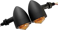 Vista 10 de FATECIM Luces intermitentes LED personalizadas para motocicleta, 2 unidades, con luces de correr/frenado, indicadores de alta resistencia, luces