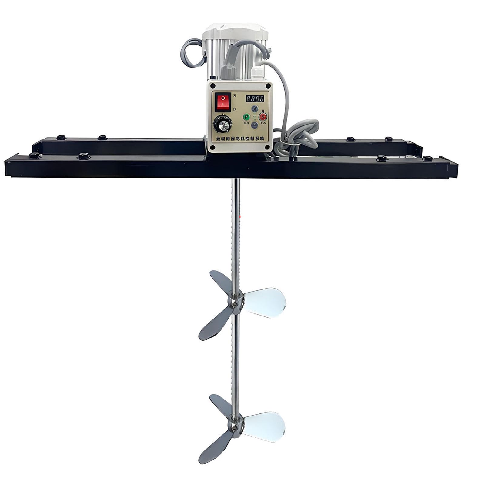 Agitateur électrique IBC, mélangeur électrique pour cuve de 1 tonne,machine à mélanger la peinture industrielle, hélice repliable avec support de suspension,pour agitateur de dissolution de liquides B