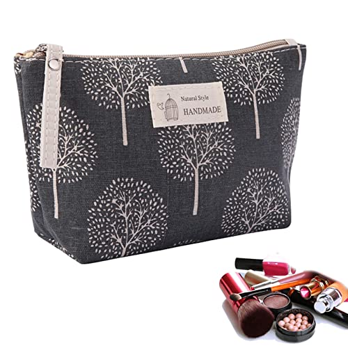 Canvas Travel Toiletry Bag for Women | Multi-Function Cosmetic Bags Storage Case with Zipper,Make Up