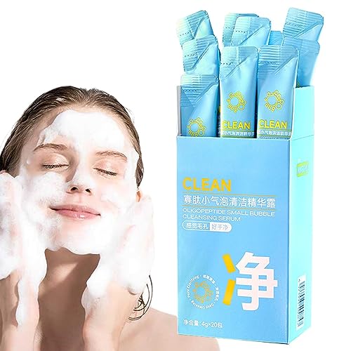 Arcilla facial de burbujas,Minimizador de poros para la cara | Cuidado de la piel con burbujas hidratantes reparadoras con oligopéptido Centella, hidratación profunda, reducción de la opacidad Firulab