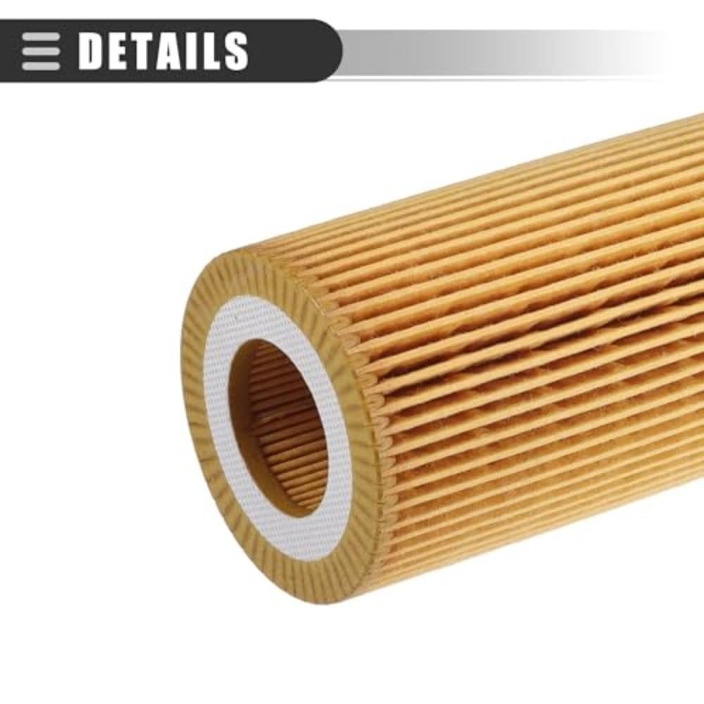 Juego De 3 Filtros Aceite Para Motor Coche Compatibles Con BMW E46, E90, E93, E92, E91, E60, E61, E65, E66, E67, Series, 5, 6 Y 7 (330d, 325d Canister