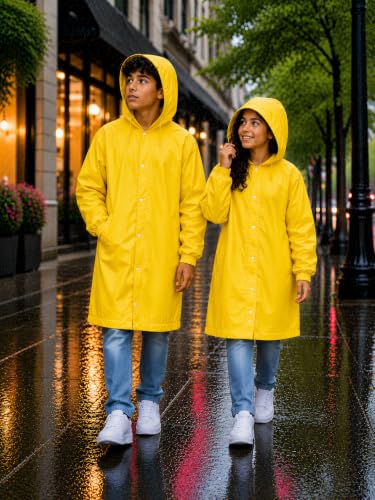 Image of Premium Kids Waterproof Raincoat | Full Coverage Hooded Rain Wear for Boys & Girls | Rainwear |