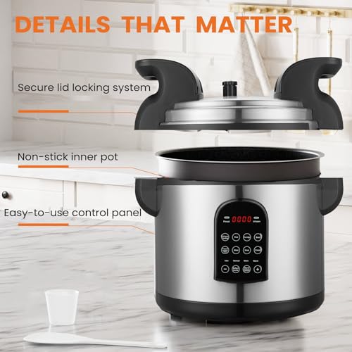 GOLREAN 17.8qt 8-in-1 Commercial Electric Pressure Cooker — view 8