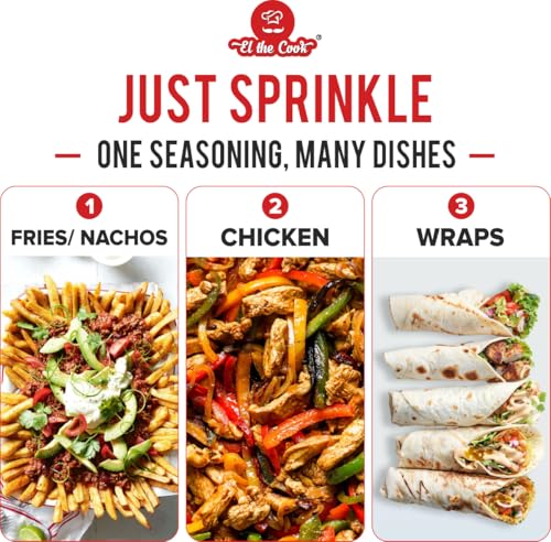 Image of EL The Cook Chili Chipotle Seasoning 500g | Mexican Spice Blend for Restaurants, Cloud Kitchens & QSRs | Ideal for Tacos, Fries, Wraps & Marinades | Veg, Bulk Horeca Pack 500g