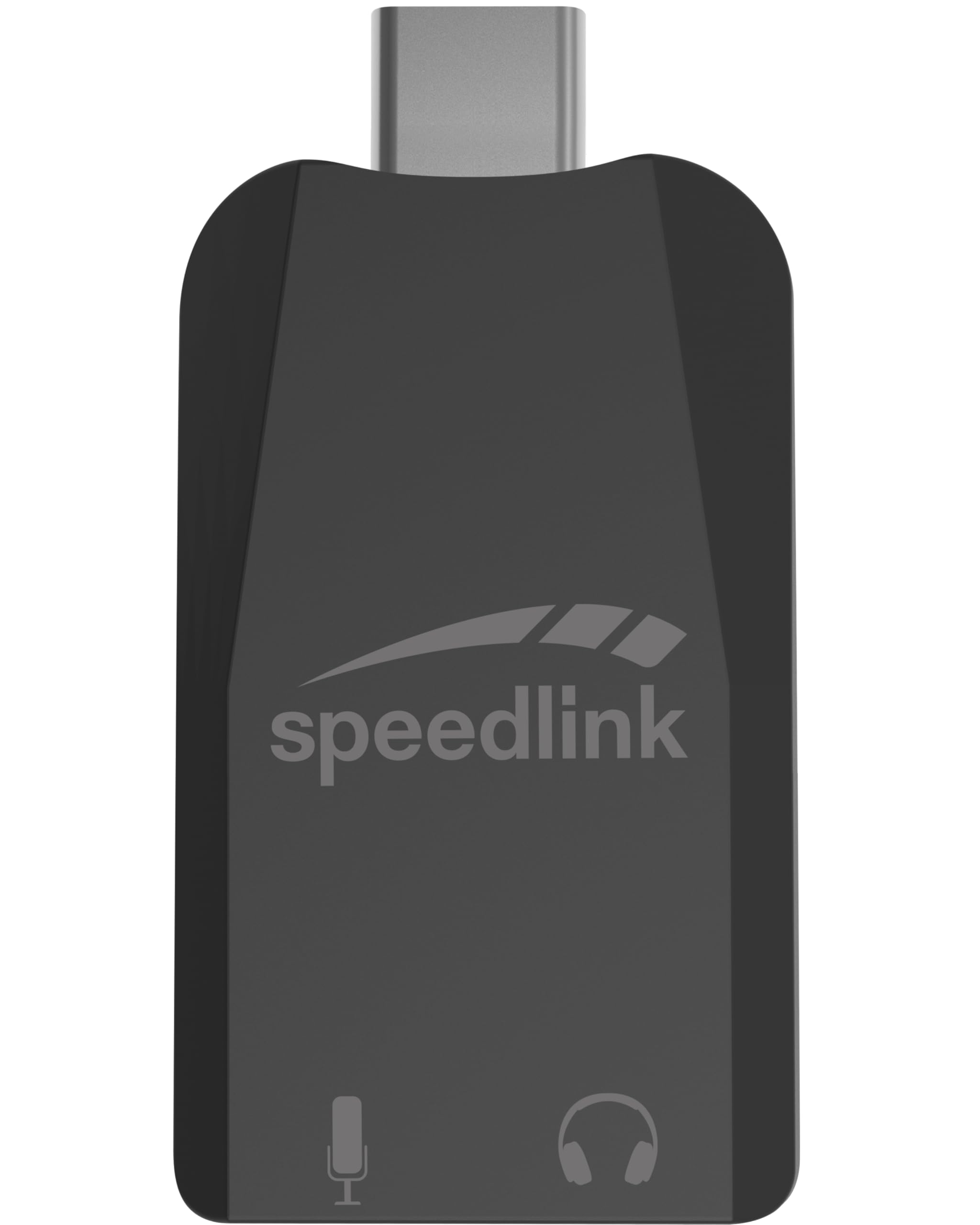 Adaptateur USB-C Speedlink Vigo - Carte Son Externe avec Entrée Micro et Casque