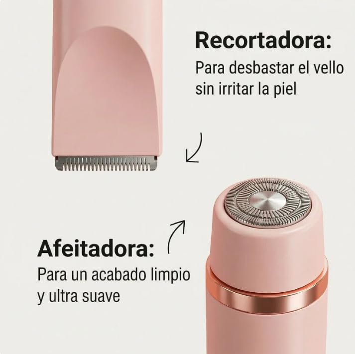 Razerly Maquinilla Mujer/Maquinilla 2 En 1 Para Bikini Y Cuerpo Razerly