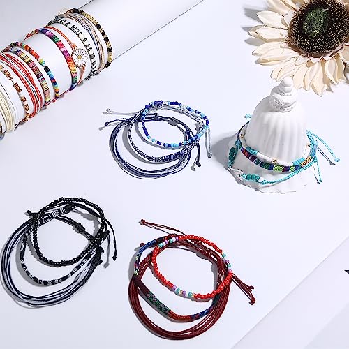Lolias LO2K-SL15 24 Pieces Waterproof String Bracelets thumb #6
