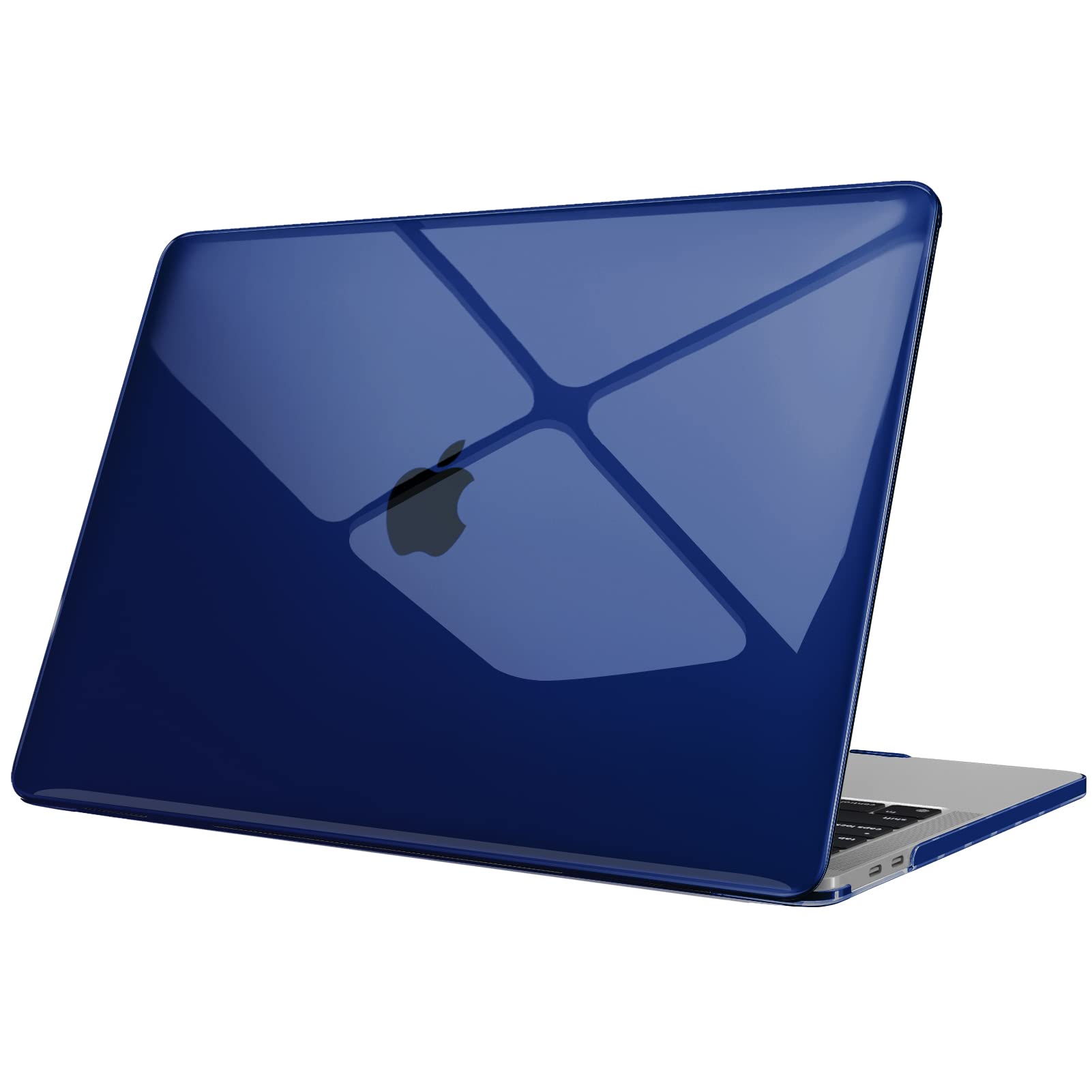 Fintie Case for MacBook Pro 13 Inch A2338(M2 M1) A2251 A2289 A2159 A1989 A1706 A1708 (2016-2021 2022 2023 Release) with/Without Touch Bar- Snap On Hard Shell Case Cover, Crystal Navy