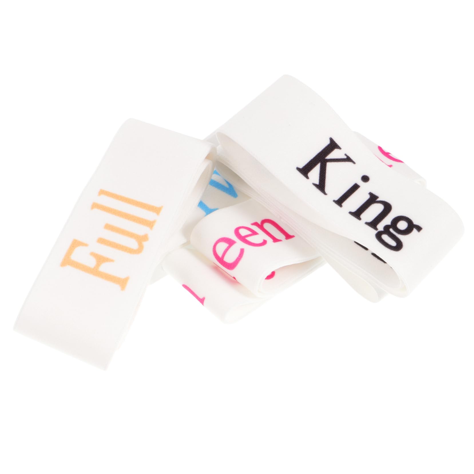 SOLUSTRE 4Pcs Bed Sheet Organizer Bands Elastic Storage Straps for Sheets Print for Effortless Bedding Management Convenient Storage